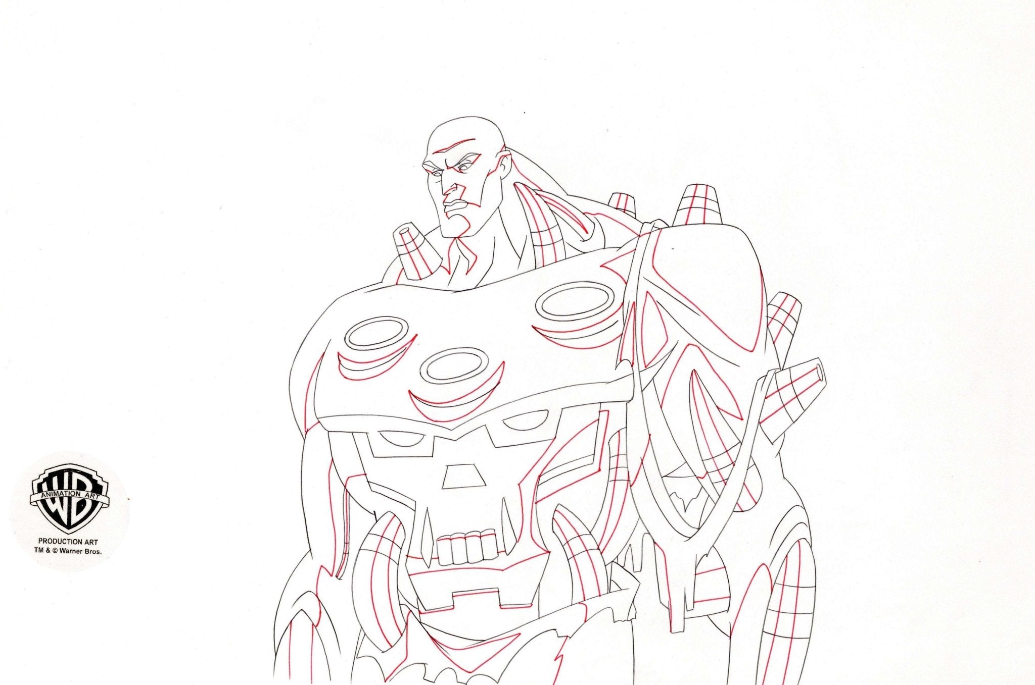 Drawing Lex Animation Justice League Original Production Drawing: Lex Luthor – Choice Fine Art
