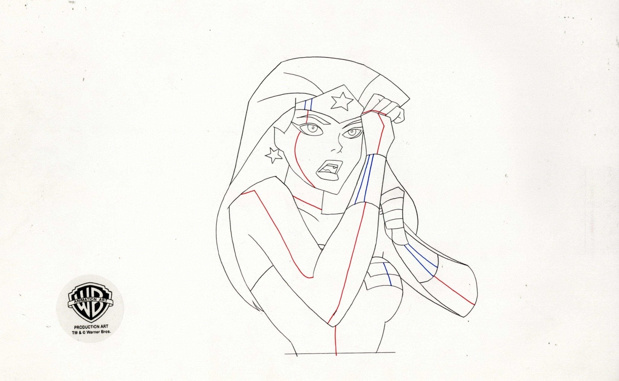 Jim Lee: Ink drawing of Wonder Woman - #ArtRush - VZA - PaintingTube