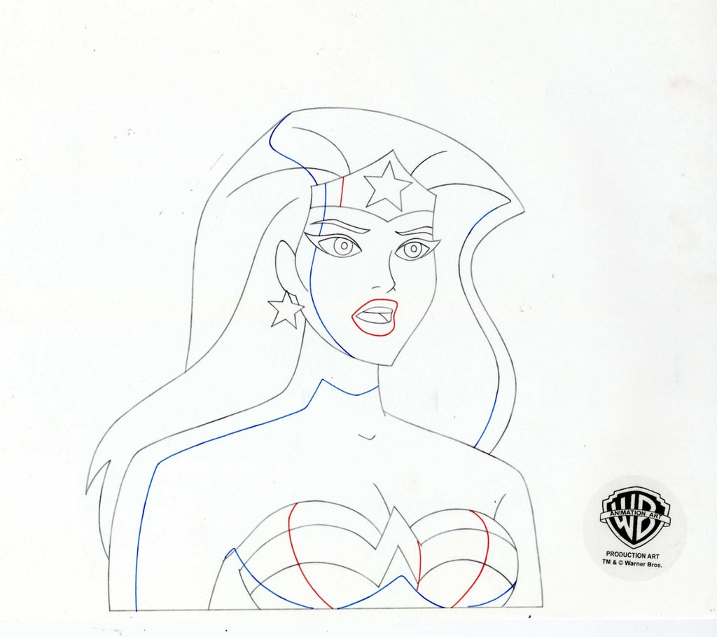 Justice League Original Production Drawing: Wonder Woman - Choice Fine Art