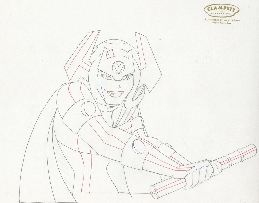 Justice League Unlimited Original Production Drawing: Big Barda - Choice Fine Art