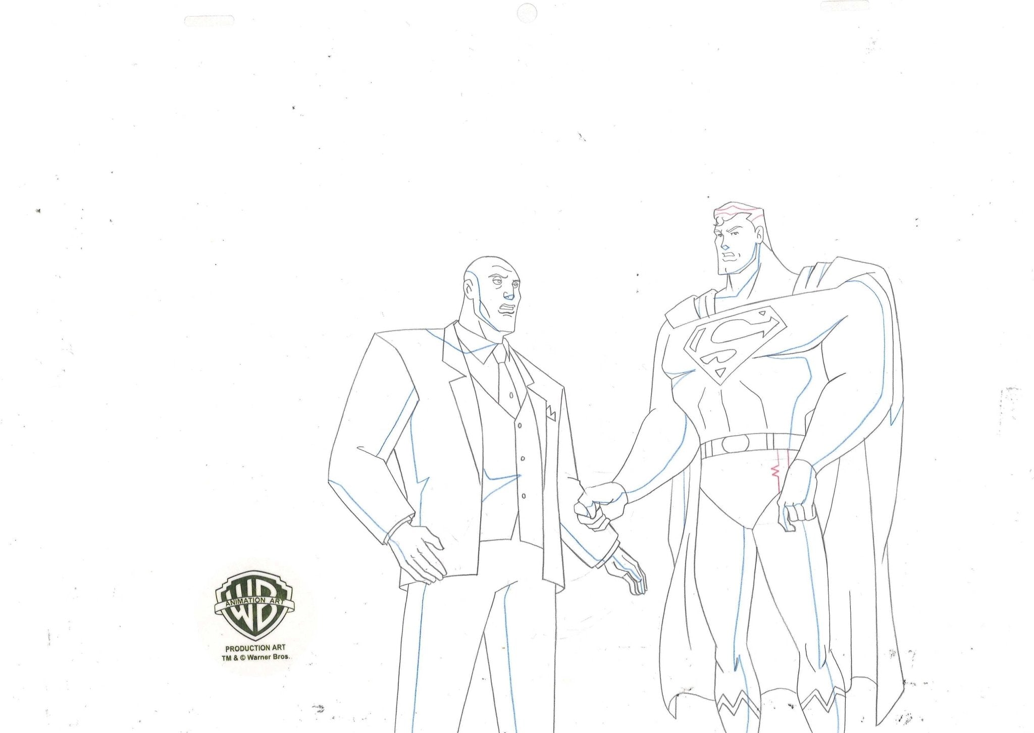 Drawing Lex Animation Justice League Unlimited Coloring Page