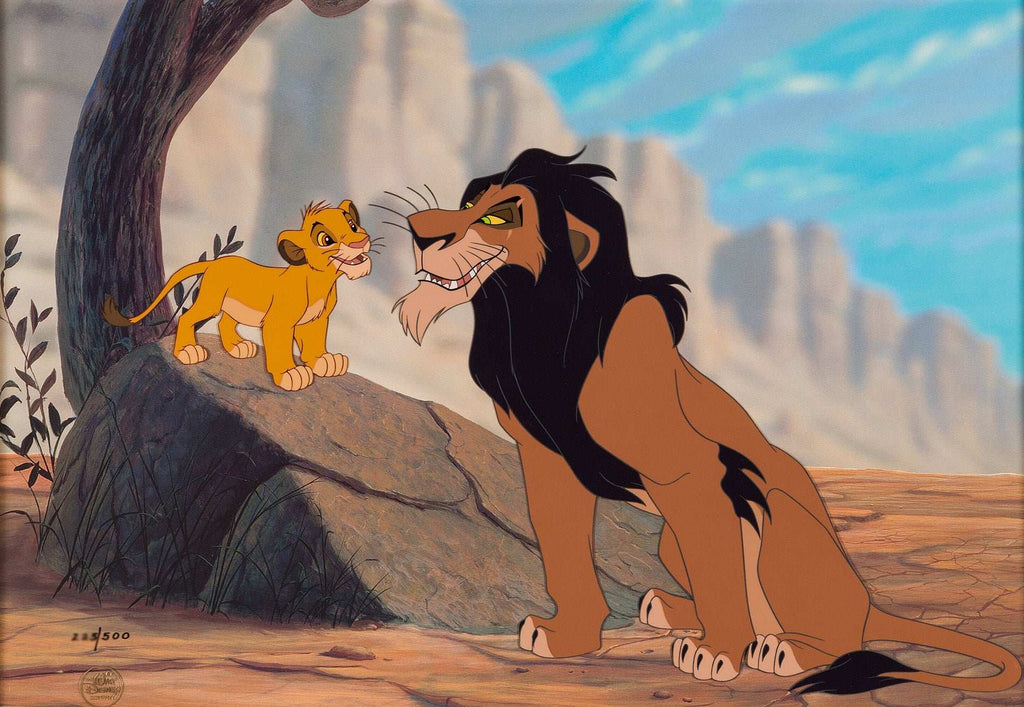 Lion King, Evil Uncle: Limited Edition Hand-Painted Cel - Choice Fine Art