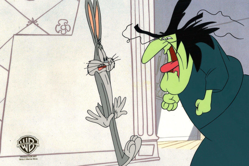 Looney Tunes Original Production Cel: Bugs Bunny and Witch Hazel - Choice Fine Art
