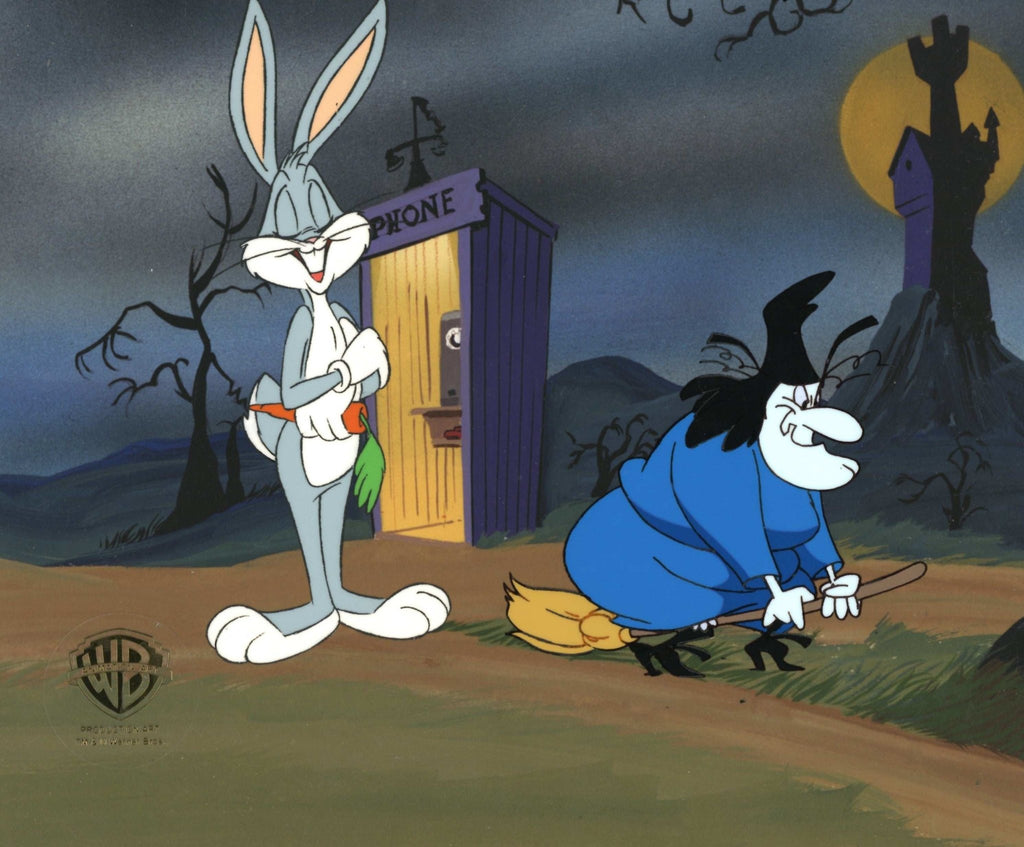 Looney Tunes Original Production Cel: Bugs Bunny and Witch Hazel - Choice Fine Art