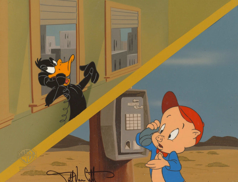 Looney Tunes Original Production Cel: Daffy and Porky - Choice Fine Art