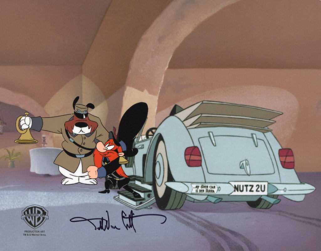 Looney Tunes Original Production Cel Signed By Darrell Van Citters: Yosemite Sam - Choice Fine Art