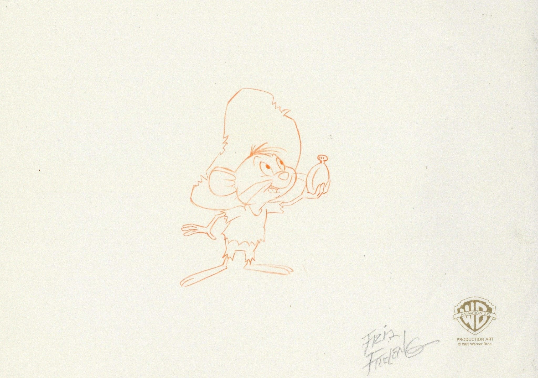 Looney Tunes Original Production Cel with Matching Drawing: Speedy Gon –  Choice Fine Art