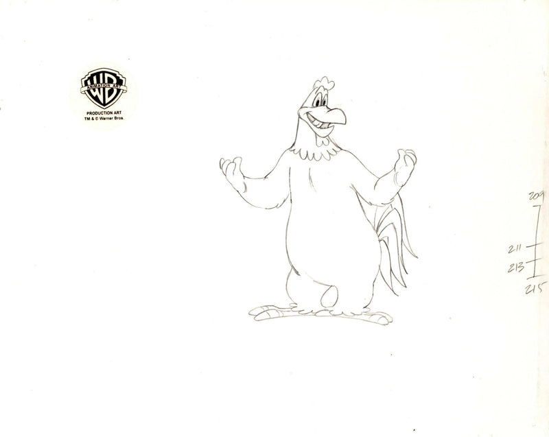 Looney Tunes Original Production Drawing: Foghorn Leghorn - Choice Fine Art