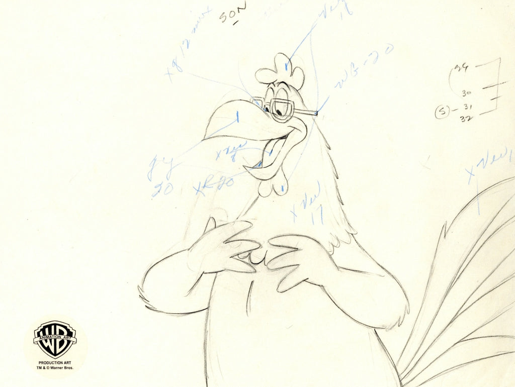 Looney Tunes Original Production Drawing: Foghorn Leghorn - Choice Fine Art