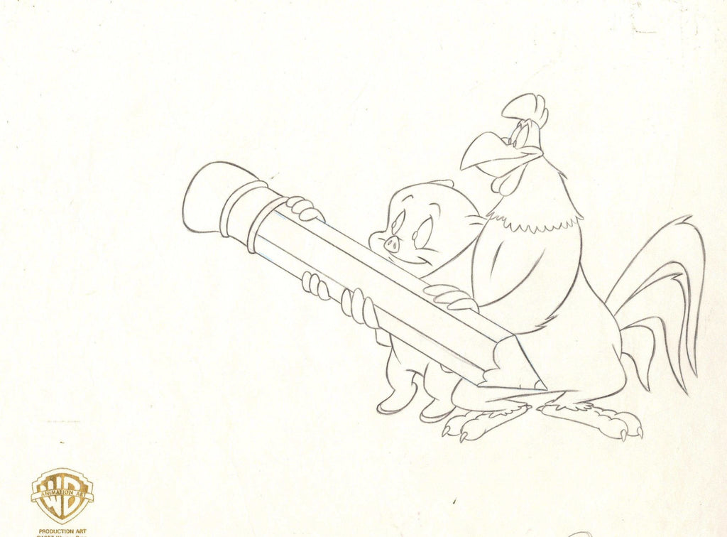 Looney Tunes Original Production Drawing: Porky and Foghorn - Choice Fine Art