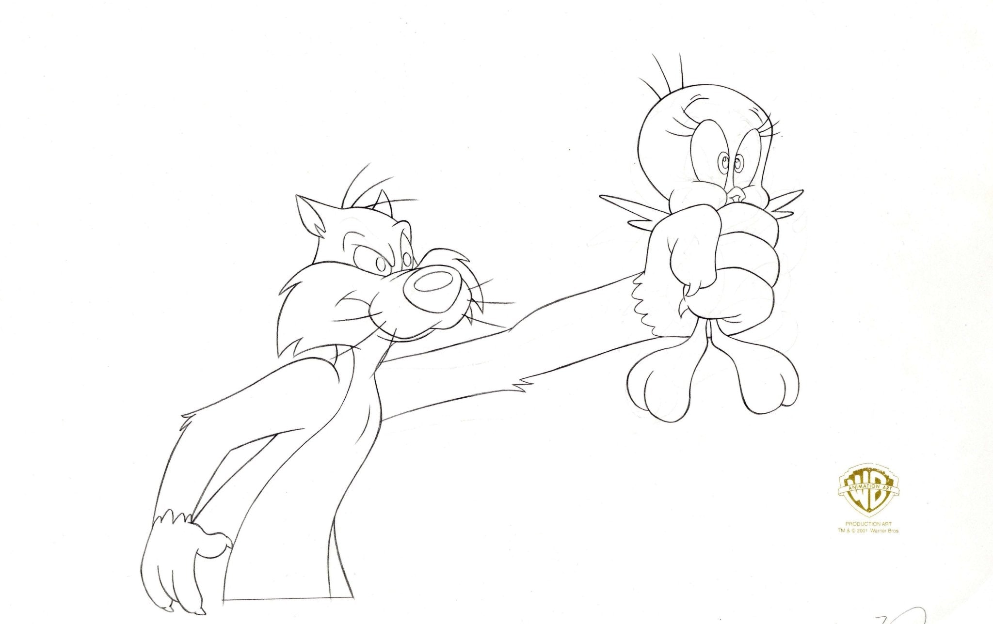 Looney Tunes Original Production Drawing: Sylvester and Tweety Bird –  Choice Fine Art