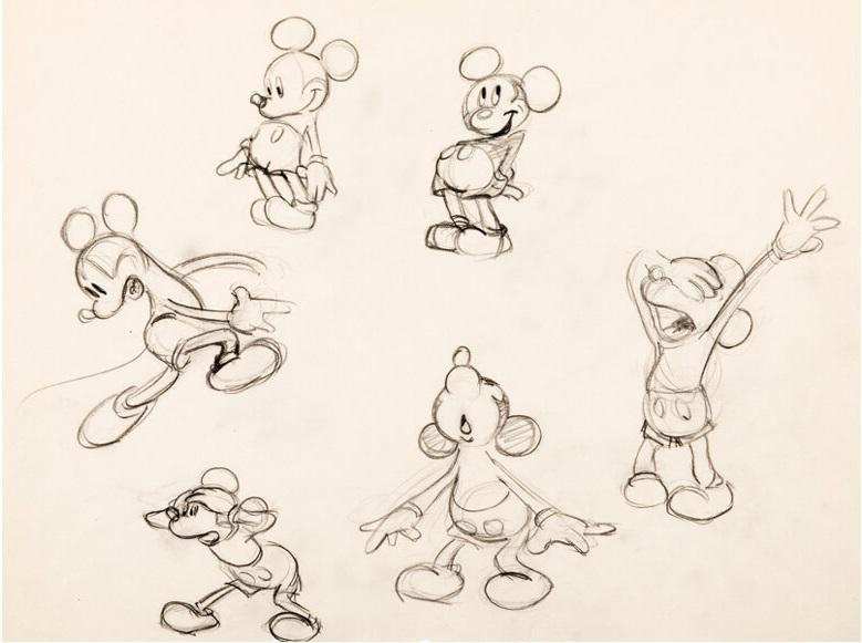 Mickey Mouse Model Sheet – Choice Fine Art