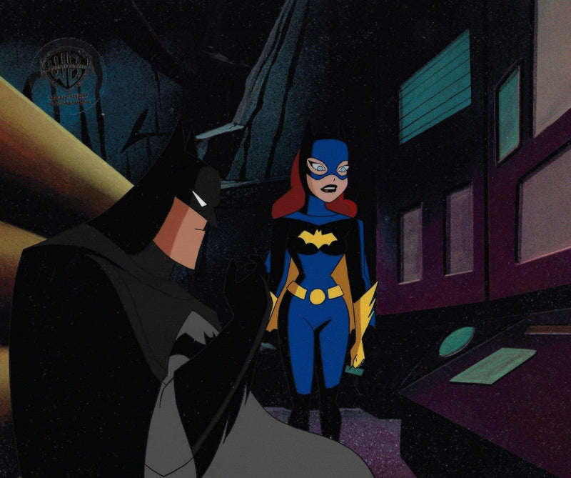 New Adventures Of Batman Production Cel: Batman And Batgirl - Choice Fine Art