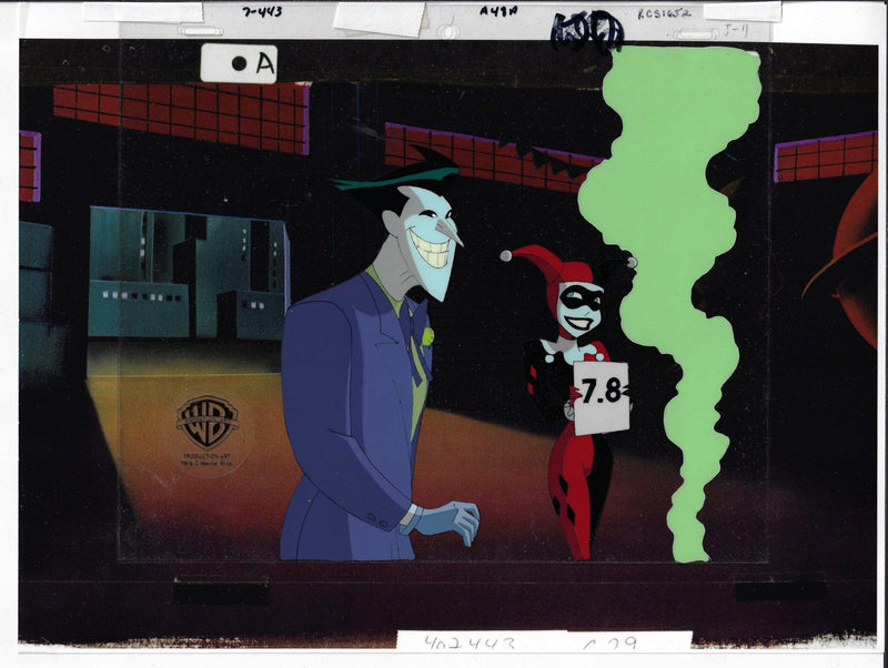 New Adventures Of Batman Production Cel: Harley Quinn And Joker - Choice Fine Art