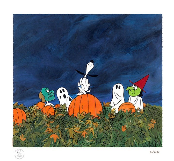 Peanuts Limited Edition Giclee Print: It's The Great Pumpkin! - Choice Fine Art
