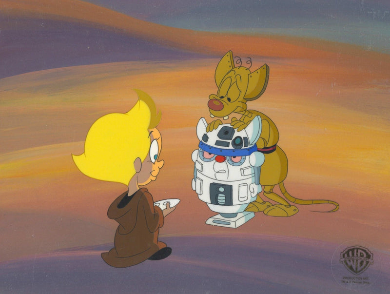 Pinky and the Brain Original Production Cel on Original Background: Star Warners - Choice Fine Art