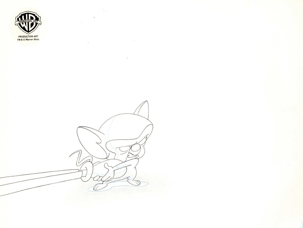 Pinky And The Brain Original Production Cel with Matching Drawing: Pinky and Brain - Choice Fine Art