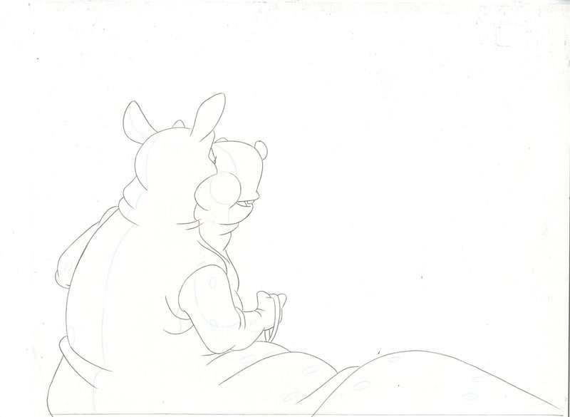 Pinky and the Brain Original Production Cel With Matching Drawing: Star Warners - Choice Fine Art