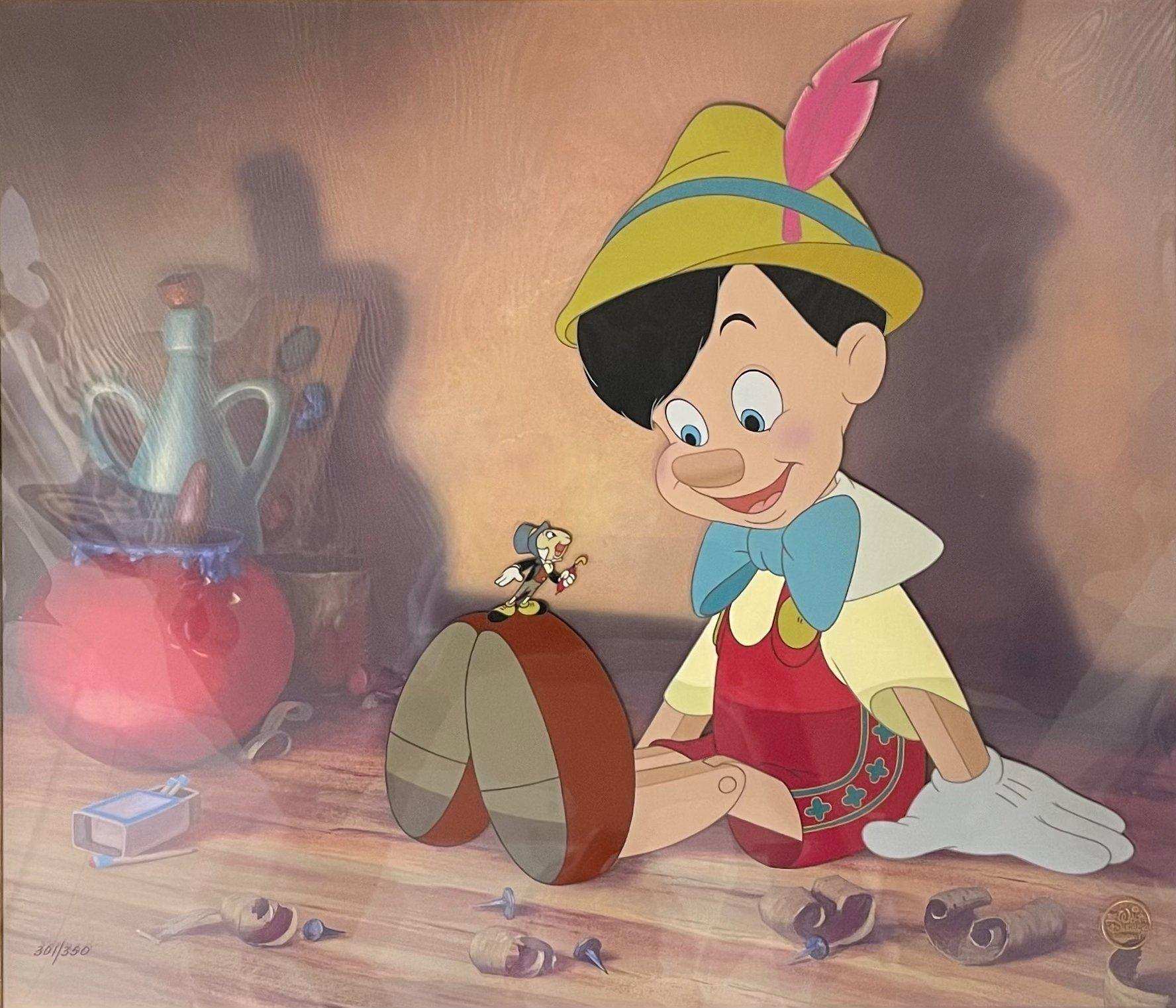 ピノキオ 「エニータイム ユー ニード ミー」 セル画 限定３５０枚 Pinocchio Anytime you Need Me Disney limited edition Cel | eBay