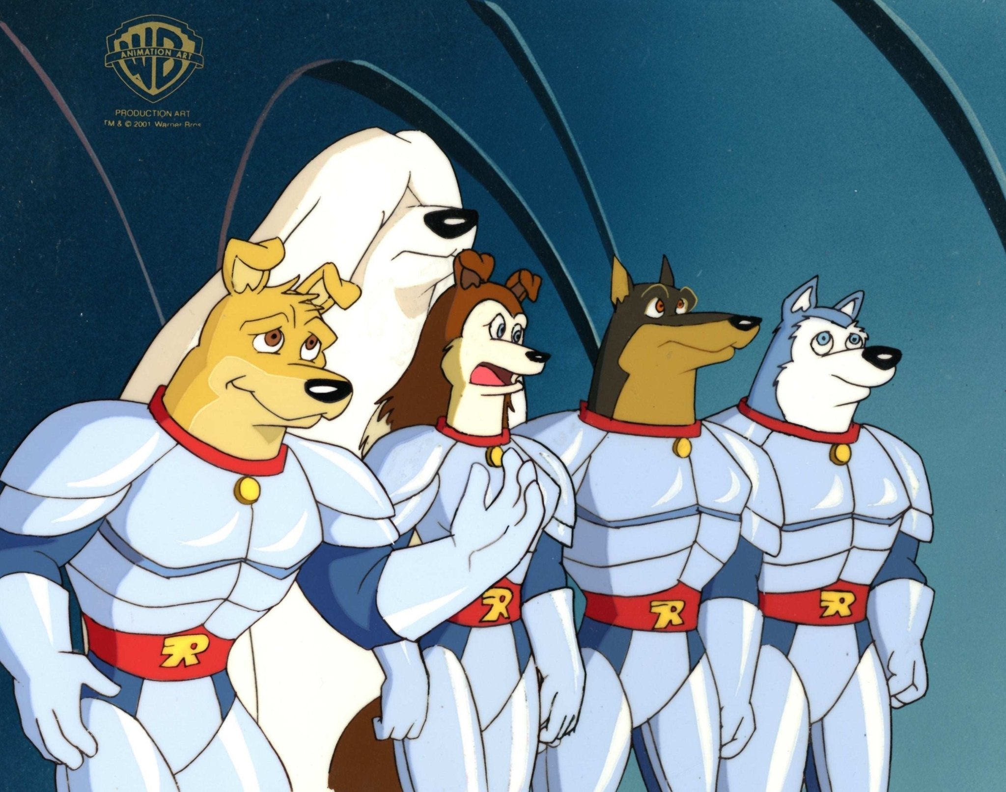 Road Rovers Original Production Cel: Hunter, Shag, Colleen, Blitz, Exi ...