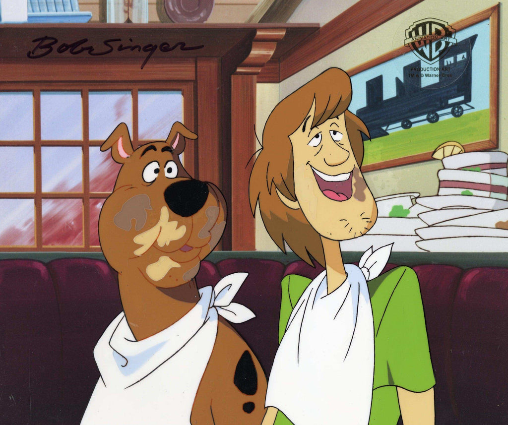 Scooby-Doo and the Witch's Ghost Original Production Cel With Matching Drawing: Scooby and Shaggy - Choice Fine Art