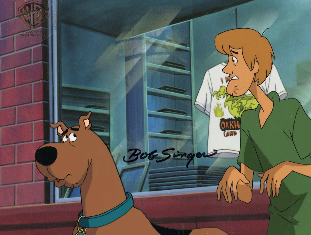 Scooby-Doo and the Witch's Ghost Original Production Cel With Matching Drawing: Scooby and Shaggy - Choice Fine Art
