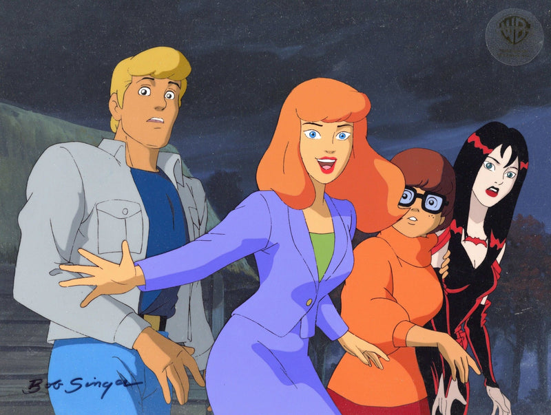 Scooby-Doo and the Witch's Ghost Original Production Cel on Original B ...