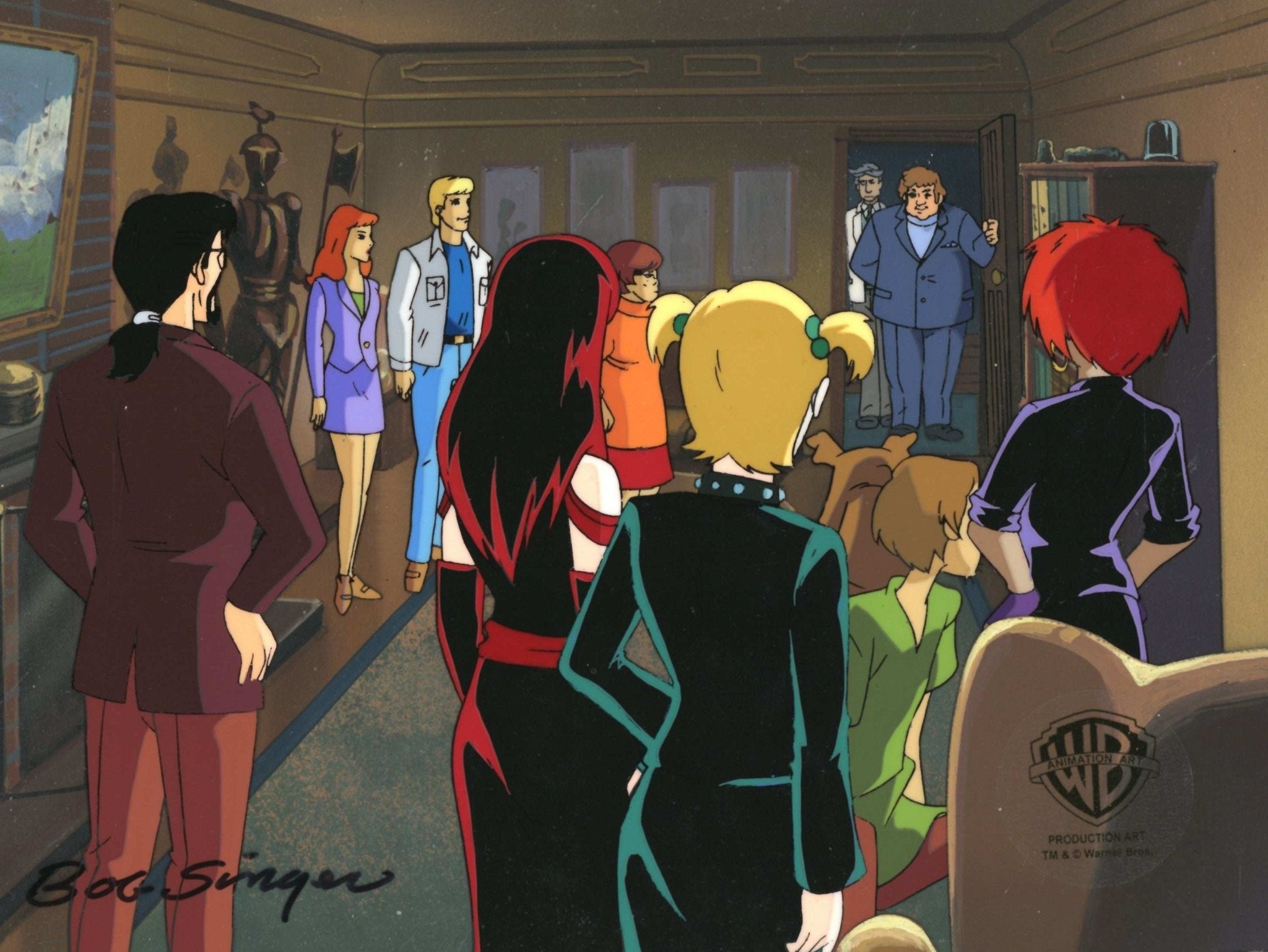 Scooby-Doo and the Witch's Ghost Original Production Cel on Original P ...