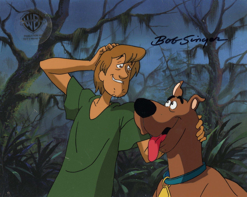 Scooby-Doo on Zombie Island Original Production Cel: Scooby and Shaggy Original Production Cel with Matching Drawing Hanna Barbera Studio Art Original Production Cel Unframed 
