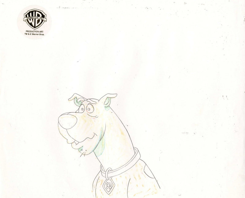 Scooby-Doo on Zombie Island Original Production Cel With Matching Drawing: Scooby and Shaggy - Choice Fine Art