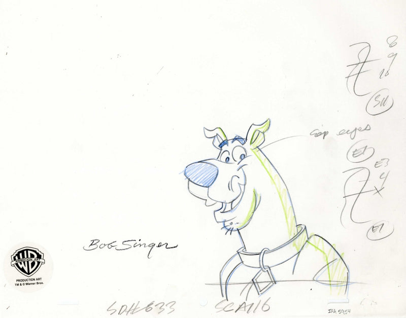 Scooby-Doo Original Production Drawing: Scooby - Choice Fine Art