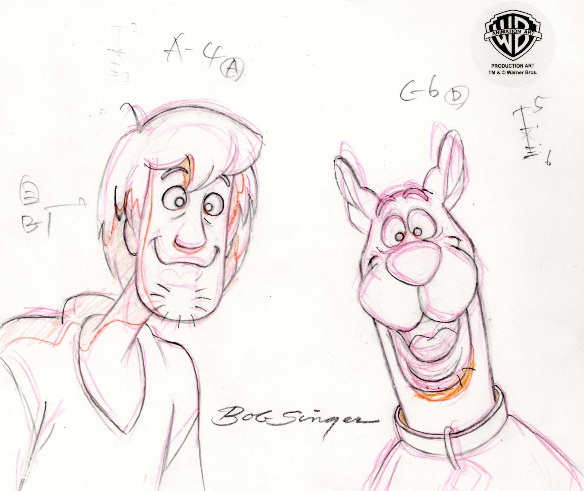 scooby doo and shaggy drawing