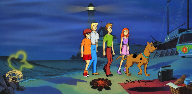 Scooby Doo Original Production Pan Cel With Matching Drawing - Choice Fine Art