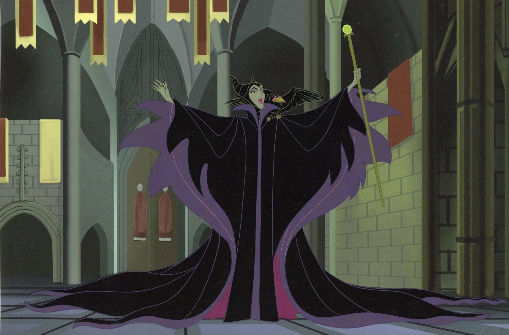 Sleeping　–　Fine　Choice　Production　Beauty　Maleficent　Art　Original　Cel:
