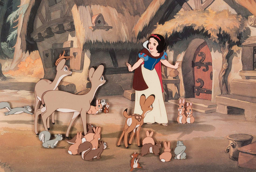 Snow White and the Seven Dwarfs: Limited Edition Hand-Painted Cel - Choice Fine Art