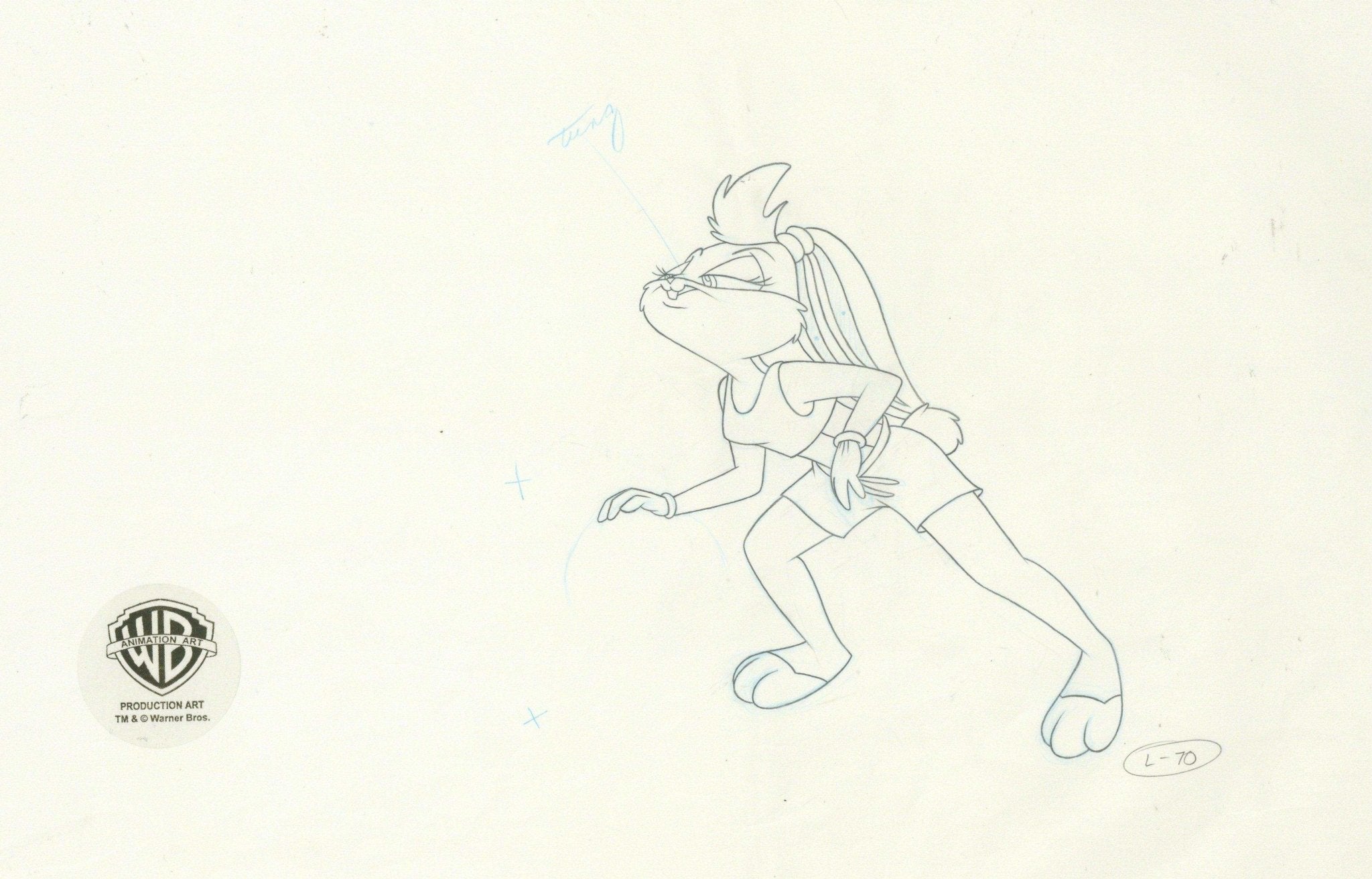 Space Jam Original Production Drawing: Lola Bunny – Choice Fine Art