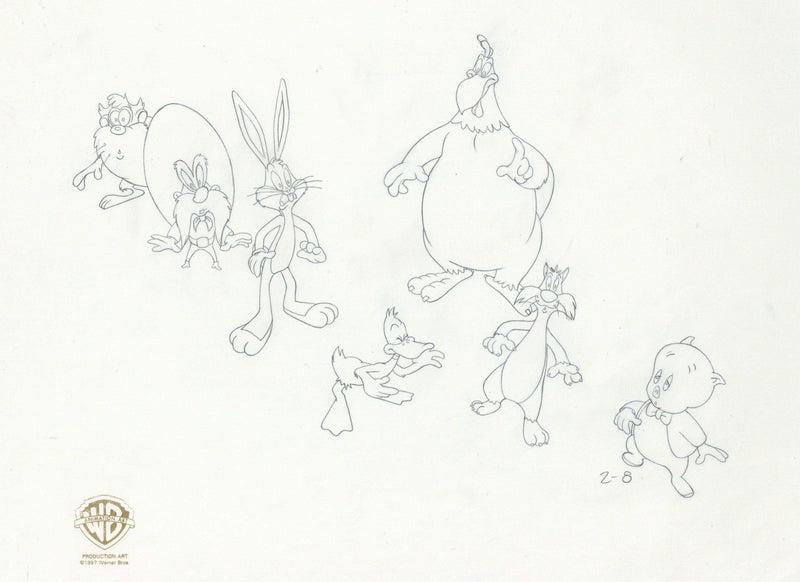 Space Jam Original Production Drawing: Toon Squad - Choice Fine Art