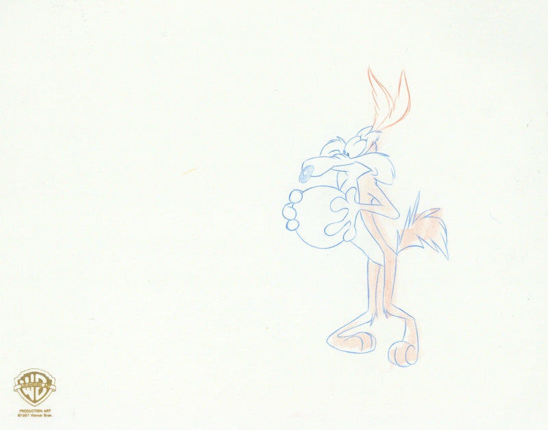 Space Jam Original Production Drawing: Wile E. Coyote - Choice Fine Art