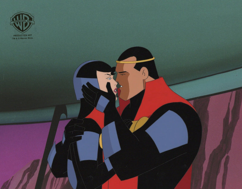 Superman the Animated Series Original Production Cel: Lara-El and Jor-El - Choice Fine Art