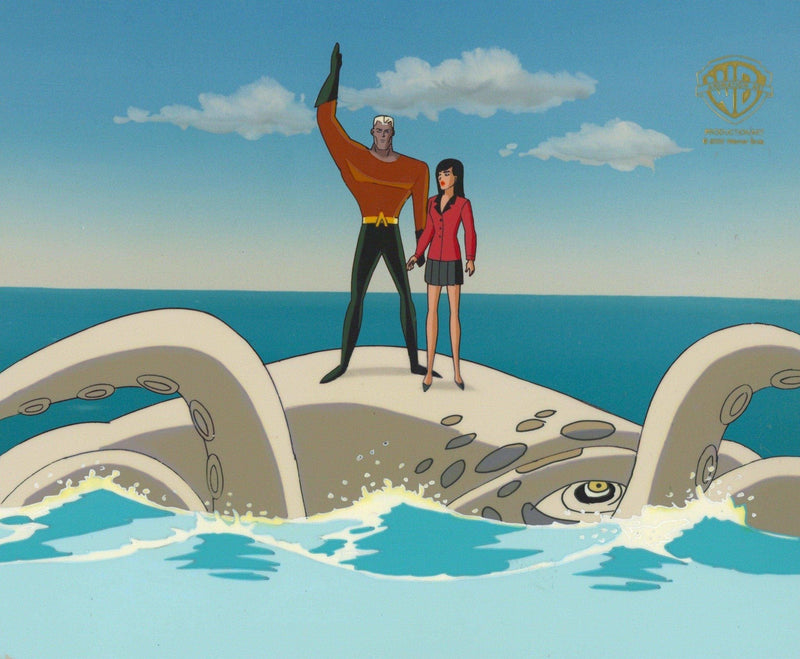Superman the Animated Series Original Production Cel: Lois Lane and Aquaman - Choice Fine Art