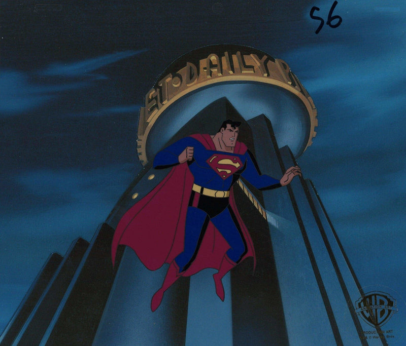Superman the Animated Series Original Production Cel: Superman - Choice Fine Art