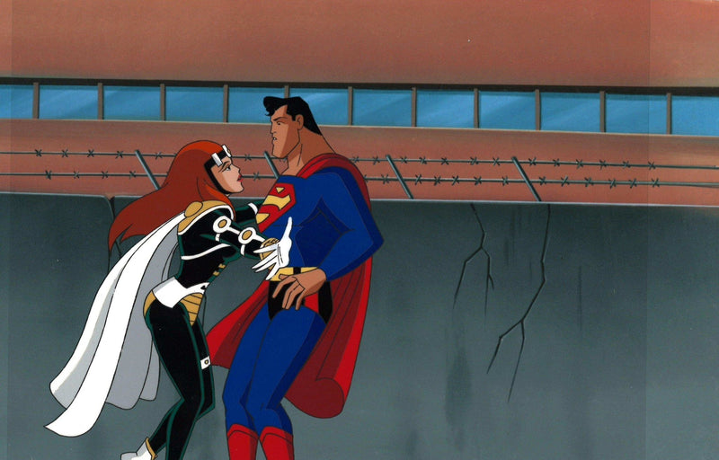 Superman the Animated Series Original Production Cel: Superman and Maxima - Choice Fine Art