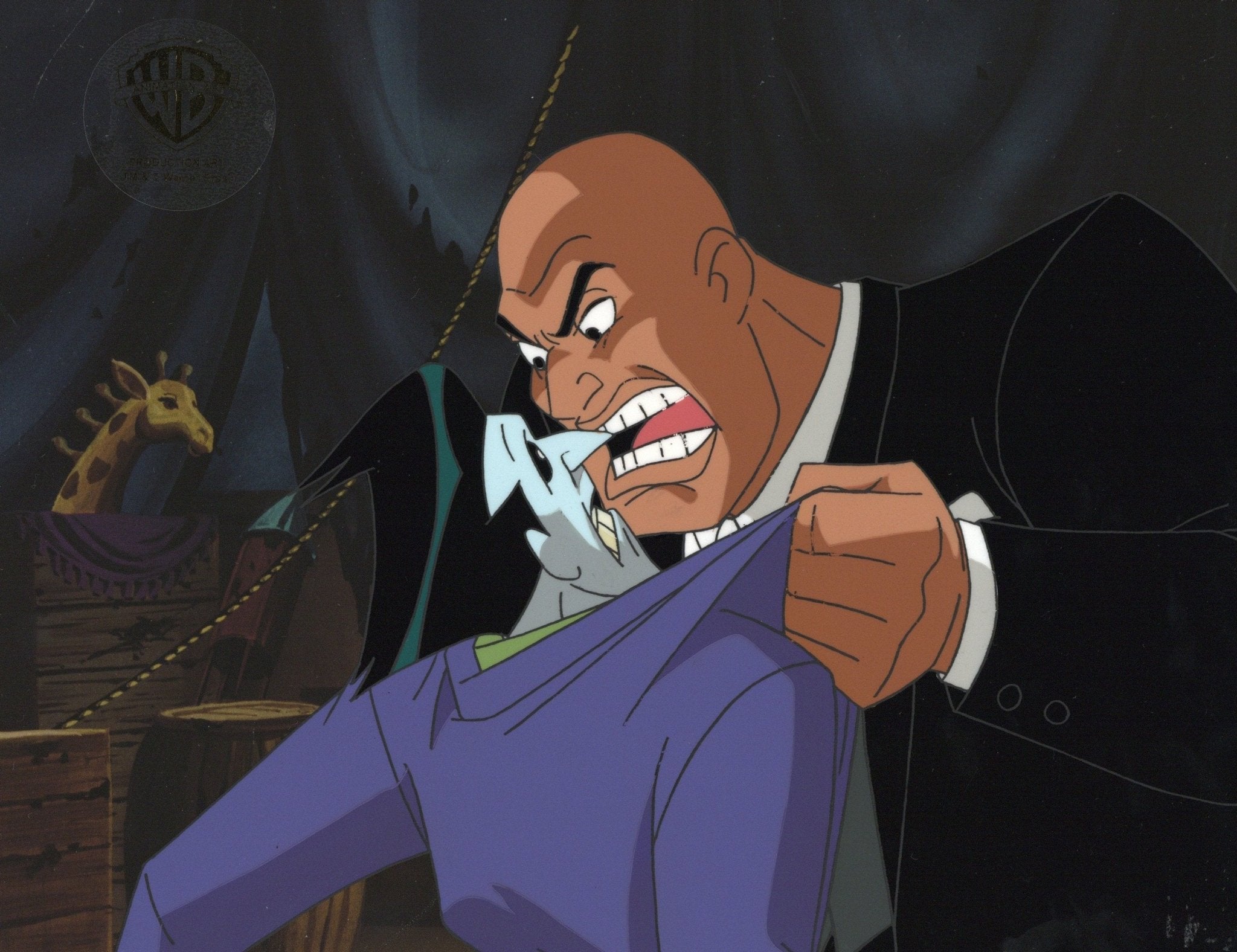 Drawing Lex Animation Superman the Animated Series Original Production Cel with Matching Dra ...