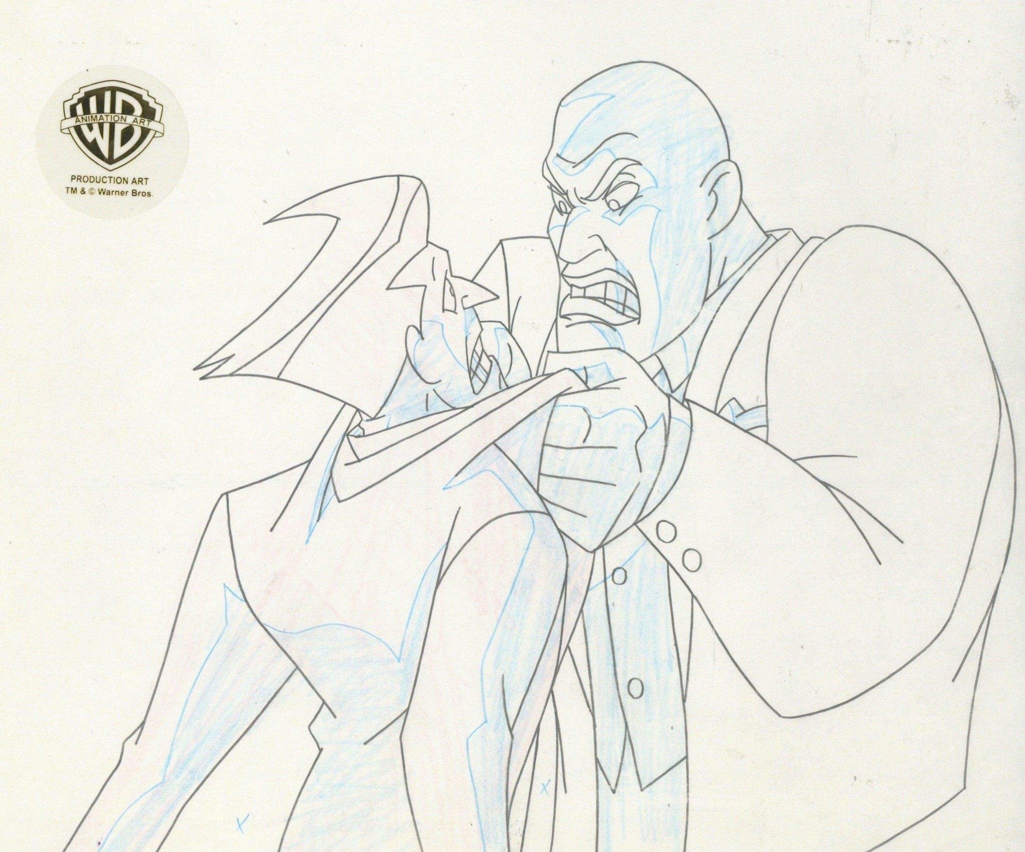 Drawing Lex Animation Superman The Animated Series Original Production Drawing: Joker, Lex L ...