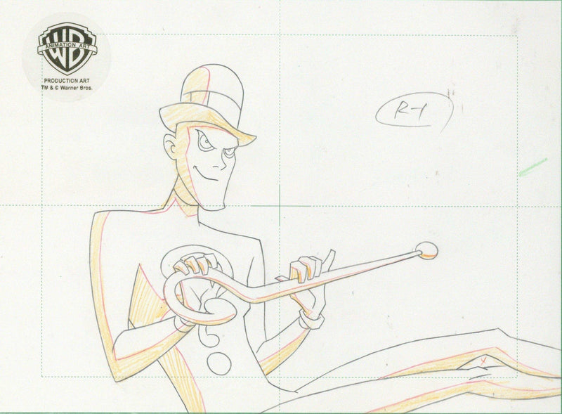 Superman the Animated Series Original Production Drawing: Riddler - Choice Fine Art