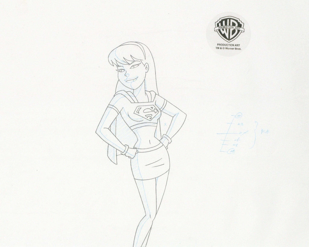 Superman the Animated Series Original Production Drawing: Supergirl - Choice Fine Art