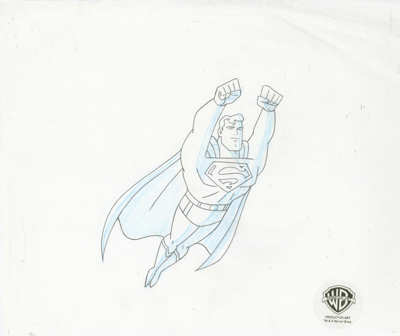 Superman the Animated Series Original Production Drawing: Superman - Choice Fine Art