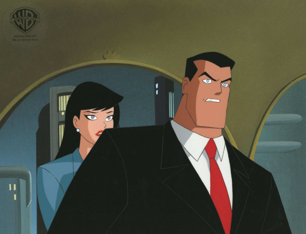 Superman the Animated Series Production Cel: Bruce Wayne and Lois Lane - Choice Fine Art