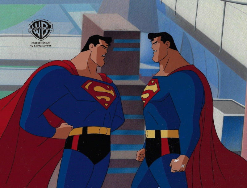 Superman: The Animated Series Production Cel: Superman And Bizzaro - Choice Fine Art