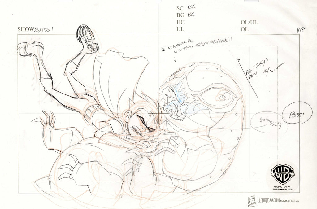 Teen Titans Original Production Drawing: Robin - Choice Fine Art